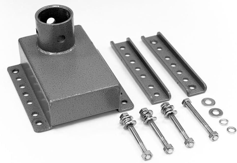 Trailer Valet 5X Mounting Bracket – 8 x 8 Inch Steel Frame Mount for Quick Attachment and Detachment – Includes Stow Pin and Bolts – Compatible 5X Trailer Movers