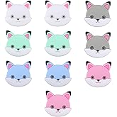 10PCS Cat Silicone Beads Colorful Silicone Beads Bulk Spacer Beads Colorful Focal Beads for DIY Craft Garland Keychain Lanyard Necklace Bracelet Jewelry Making Accessories Handmade Crafts