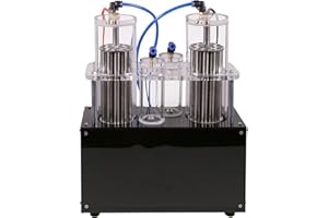 AMOC Hydrogen and Oxygen Separation Electrolysis of Water Generator with Double Outlet, Science Education Instrument for Technology Enthusiasts