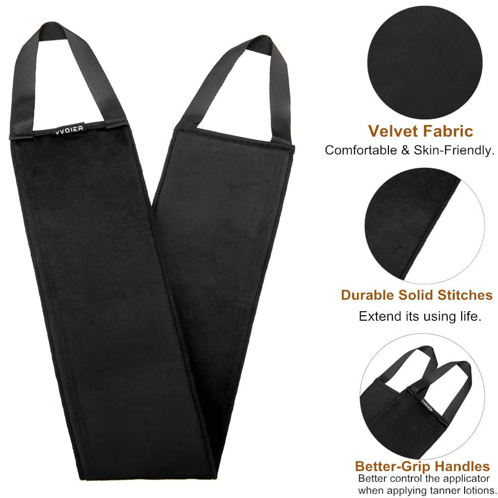Yvoier Tanning Back Lotion Applicator - Self Tanning Lotion Applicator for Back Tanner Lotion Double-Side Used Back Buddy Lotion Applicator Apply Lotion to Back Smooth Even Tan : Beauty