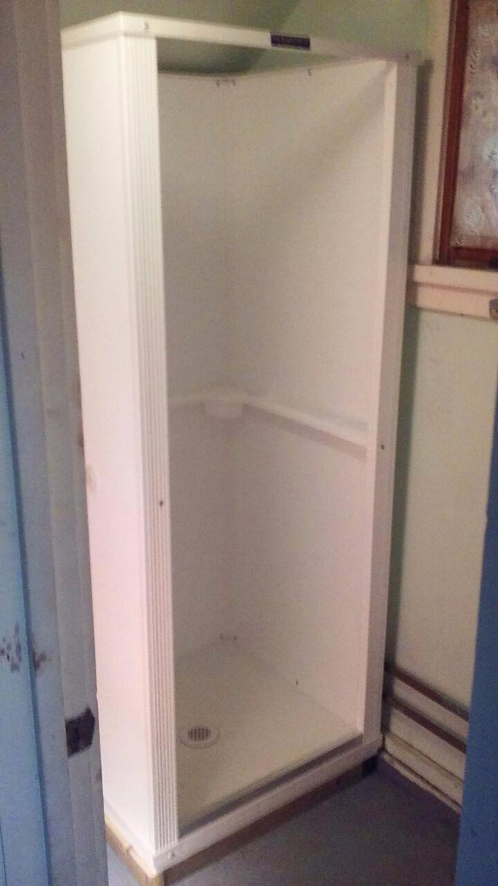 32/mo Finance Mustee 30 Durastall 30in x 30in Shower Stall, White