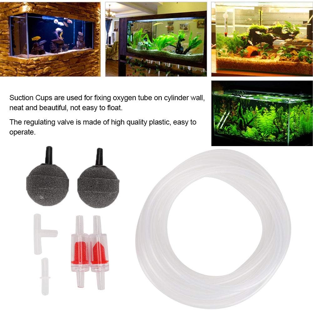 Air Pump Accessories Three Way Air Control Suction Cup Check Valve Air Stone Three-Way Hose Set for Fish Tank Pumps - Image 4