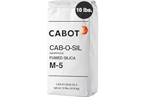 MARINE COAT ONE Cabosil M5 Fumed Silica, Cab-o-SIL, Industrial Grade Hydrophilic Enhancer for Epoxy, Paints, Varnishes, Coatings, Adhesives and Sealants (10 Pound Bag)