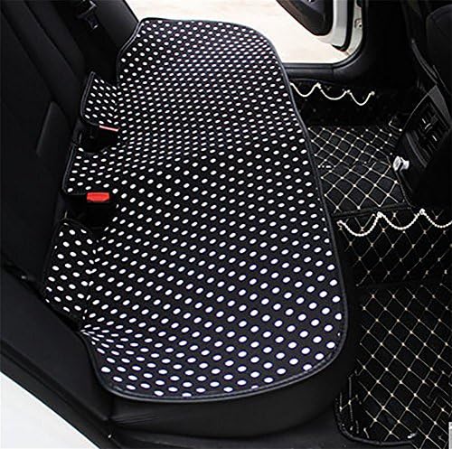 SEAT COVERS RUIRUI Stylish Minimalist White Wave Point Car Cushions Front & Rear 5 seats Full Set