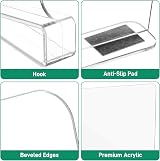 Kssvzz 6 Pack Acrylic Shelf Dividers, Clear Closet Organizer Set view 3