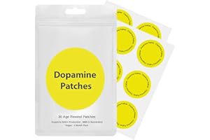 Edemi Dopamine Patches,Positivity & Mood Support Patch for Daily Wellness - (30 Pack)