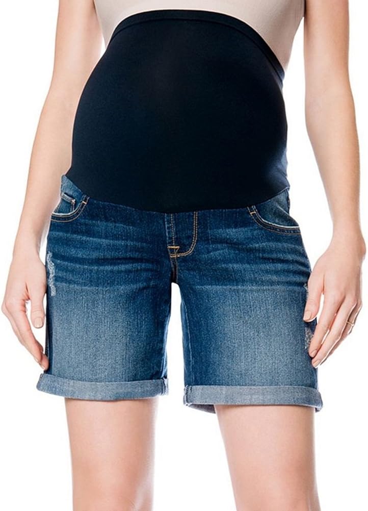 baby distressed shorts