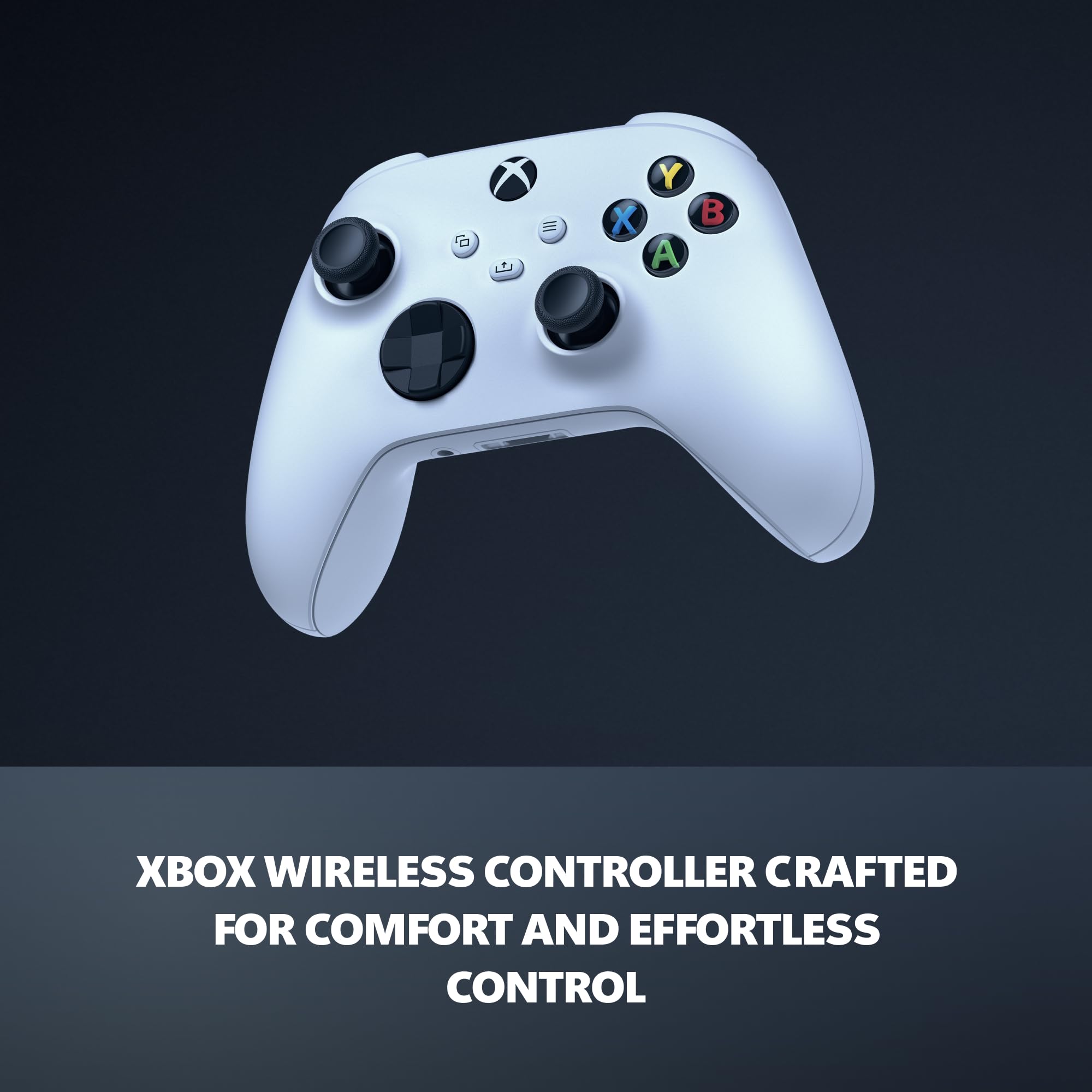 Xbox Series S - All Digital Gaming Console - 512GB SSD - Includes Xbox Wireless Controller - 120FPS - Robot White