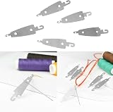 jeufun 10pcs Stainless Steel Needle Threader for Large Eye Needles view 5