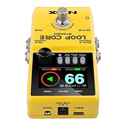 NUX Loop Core Stereo Guitar Looper Pedal, 6 hours