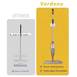 Verdenu 10 Pack Broom Holder Wall Mount, Mop and