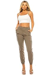 Double Denim January 5th Women's High Waist Cargo