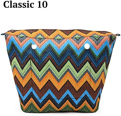 Waterproof Inner Lining Insert Zipper Pocket for Classic Obag Canvas Inner Pocket for O Bag
