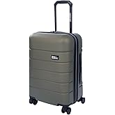 Eddie Bauer Glacier Carry-On 22" Luggage | Hardside | Spinner Wheels | Expandable | Lightweight | Travel Essentials - Sprig Green