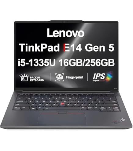 Amazon.com: Lenovo ThinkPad E14 Gen 5 21JK0084US 14