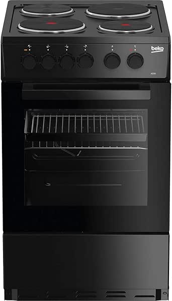 Beko As530K - Horno eléctrico de cocina independiente, color negro