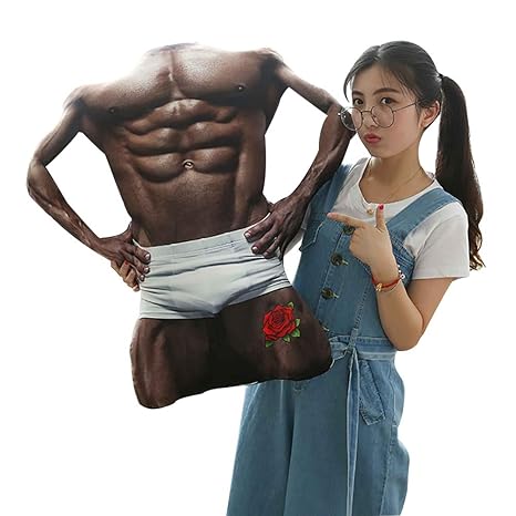 Mystery Melody Sexy Man Women Body Pillow Muscle Man Pillow Body