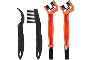 Boenoea Bicycle Cleaning Tools Set, Bike Clean Brush Kit, 4 Pcs Motorcycle Chain Brush for Gears Maintenance Cleaning Tools