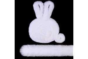 SEWDIYTR 2 Inch 4 Yards White Faux Fur Lace Ribbon Trim Artificial Furry Strip Sewing Trim for Sewing Christmas Tree Decor Crafts DIY