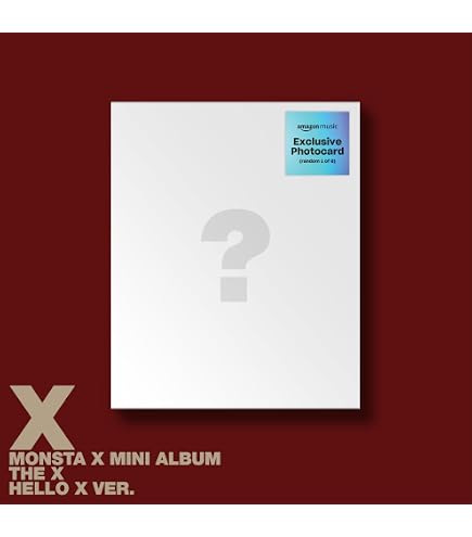Amazon.com: MONSTA X THE X 13th Mini Album [HELLO X Ver.] CD +
