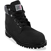 Safety Girl Steel Toe Boots for Women - Black - 9.5M | Waterproof Work Boots for Women Steel Toe Boots | Slip Resistant Work Shoes | Lightweight Nubuck Leather for Comfort and Style