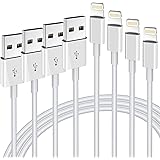 iPhone Charger Cable,Lightning to USB-A MFi Certified Cord 4PACK [3/3/6/6FT] Fast Charging Cord Compatible iPhone iPhone 12/1