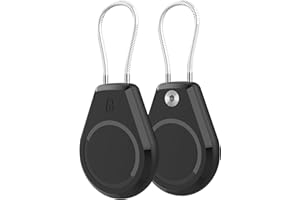 Waterproof Air tag Holder Keychain Case,HonShoop Screw Full Cover Protective Air Tag Compatible for Apple Air Tag Key Ring (B