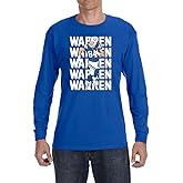 Tenacious Tops Long Sleeve Blue Indianapolis Tyler Warren Text Pic T-Shirt