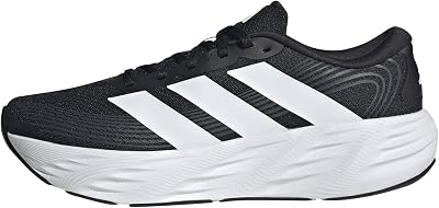 Hombre Galaxy 8 Running Shoes, Core Black/FTWR White/Carbon, 42 EU