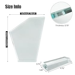 Ismosm Sublimation Blanks Crystal Tabletop Decor