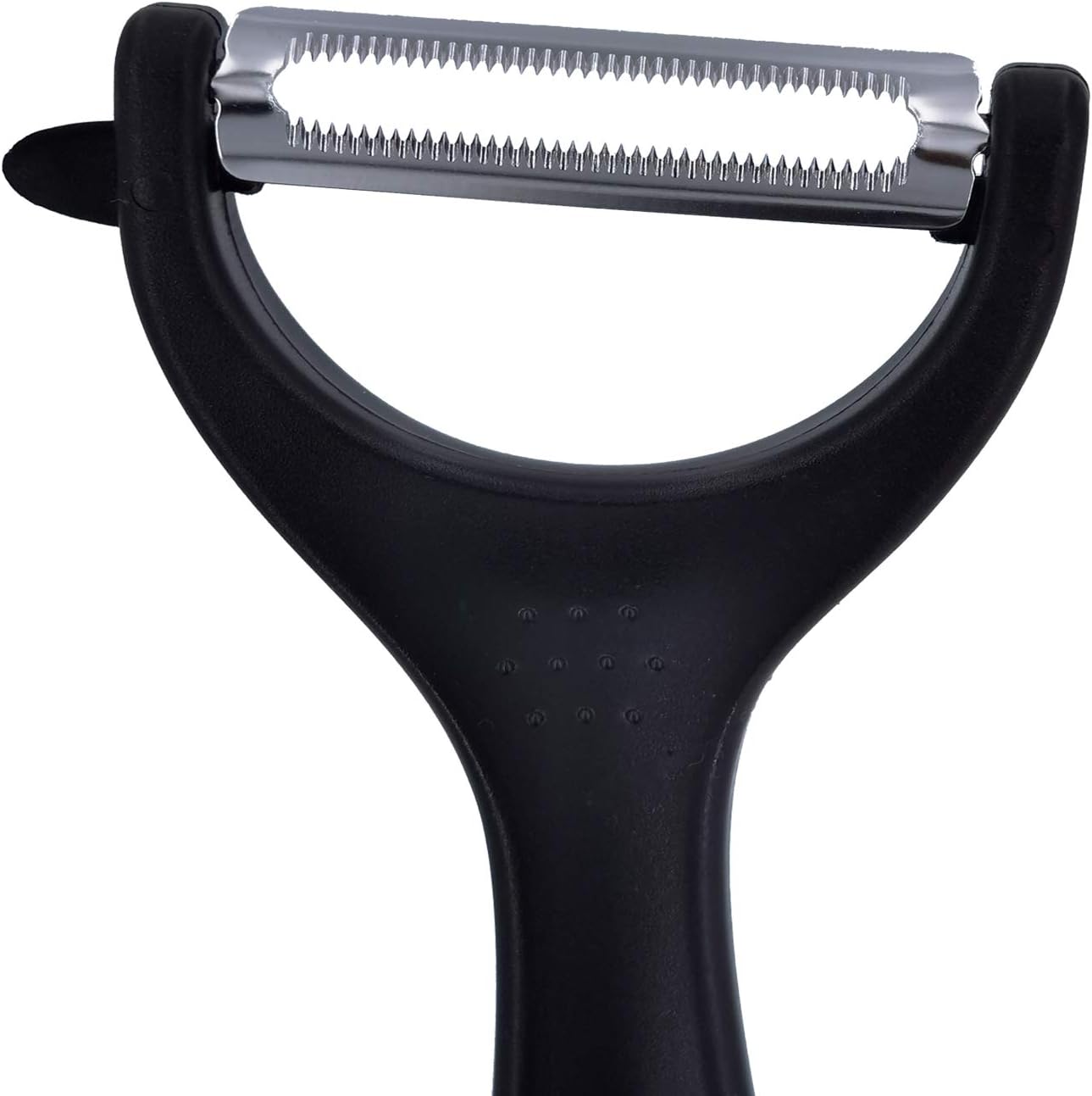 Vegetable peeler set of 4 pieces, suitable for potato, carrot, apple, soybean, stainless steel black: Kitchen & Dining