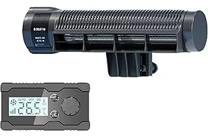 BAOSHISHAN Aquarium Chiller Fan, with AutoTemperature Control and Adjustable 3 Speed, 120° Cross-Flow Air Outlet s Aquarium C
