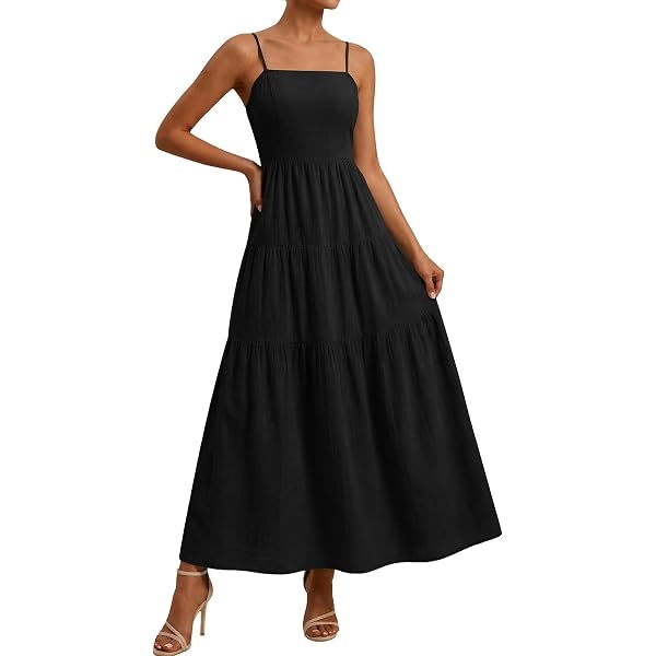 green emerald velvet dress Sureple Sundress for Women Dresses Summer Dress Juniors Casual Cotton  Sundresses for Women 2025 Spaghetti Strap Dresses for Beach(SP308-Army  Green-S) at Amazon Women's Clothing store main image 1