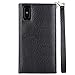 Case-Mate iPhone X Case - WRISTLET FOLIO - Premium Pebbled Leather - Protective Design - Apple iPhone 10 - Black