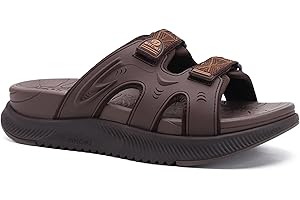 ONCAI Womens Orthotic Sandals Ladies Recovery Walking Slides Arch Support Plantar Fasciitis Comfort Orthopedic Soft Cushion Summer Adjustable Sandalias Size 6-12