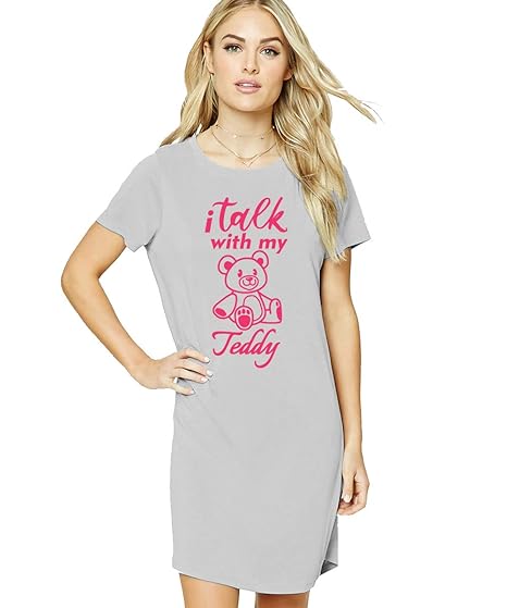 graphic print t shirt dress