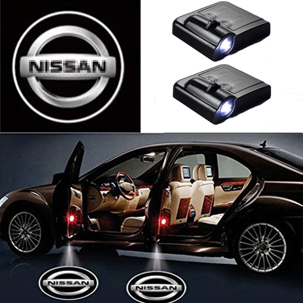 MIVISO Wireless Car Door Led Welcome Laser Projector Logo Light Ghost Shadow Light Lamp Logos 2 Piece
