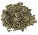VIKILYNN 120 pcs Mixed Antique Assorted Mix Tibetan Charms Pendants
