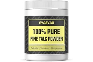 EYAEYAO 2 Pounds Super Purity Talcum Powder, Extremely Fine Talc Powder for Chalk Painting, Multiple Purpose Talcum Powder Unscented with Excellent Lubrication, for Bike (16 Ounces)