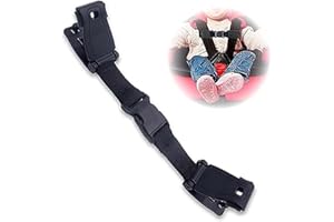 PCTC Car Seat Safety Belt Clip Buckle Lock Seat Chest Harness Clip, Universal Replacement Child Safety Belt Buckle for Strollers High Chairs, Trend Adjustable Guard(Black)