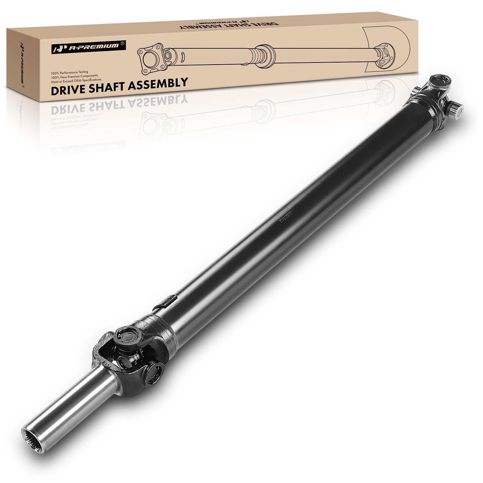 Photo 1 of A-Premium Rear Complete Drive Shaft Prop Shaft Driveshaft Assembly Compatible with Hummer H3 2006 2007 2008 2009 2010, AWD or 4WD, Replace# 15090364, 15237029