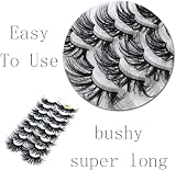 8 Pairs 25mm False Eyelashes Waterproof Lash Extensions for Eye Makeup view 3