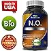 Pre Workout Nitric Oxide Supplement - L-Arginine + L-Citruline - Boosts Exercise Performance & Stamina - Improves Recovery - Supports Heart Health - Increases Libido - 60 capsules - Biogreen Labs