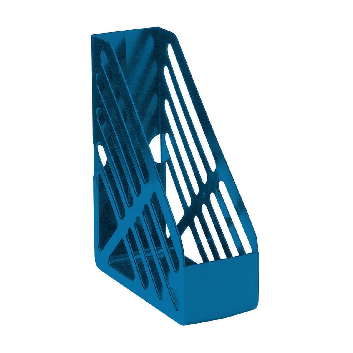 5 Star Magazine Rack File Foolscap Blue