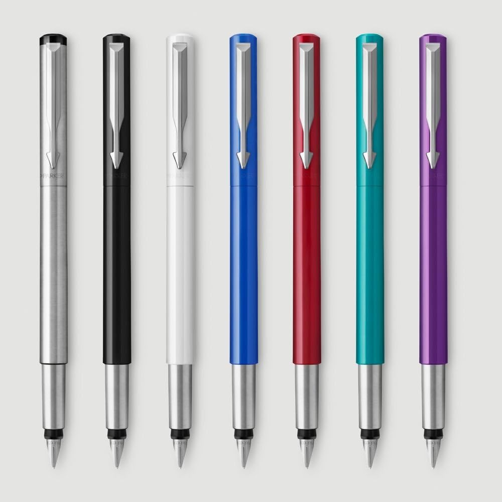 Parker Vector Fountain Pen, Blue - Image 5