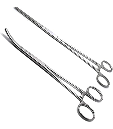 thumbnail image 2 of Rochester Carmalt Forceps 8.00" Straight – Stainless Steel, German Grade, Atraumatic Locking, Surginstruments 2 of 5
