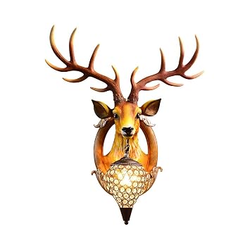 Gaohx Wandlampe Wandleuchte Lucky Bogen Geweih Wandlampe Nordic