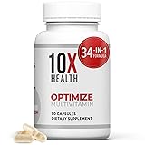 10X Health Optimize Methylated Multivitamin for Men