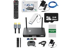 KUSEZOI Newest S5 Pro 4G RAM + 32G ROM 2024 Elite Voice Remote (128G TF Card + 128G USB Flash Disk All 8 Gift !!) Use Manual Instructions, California Support