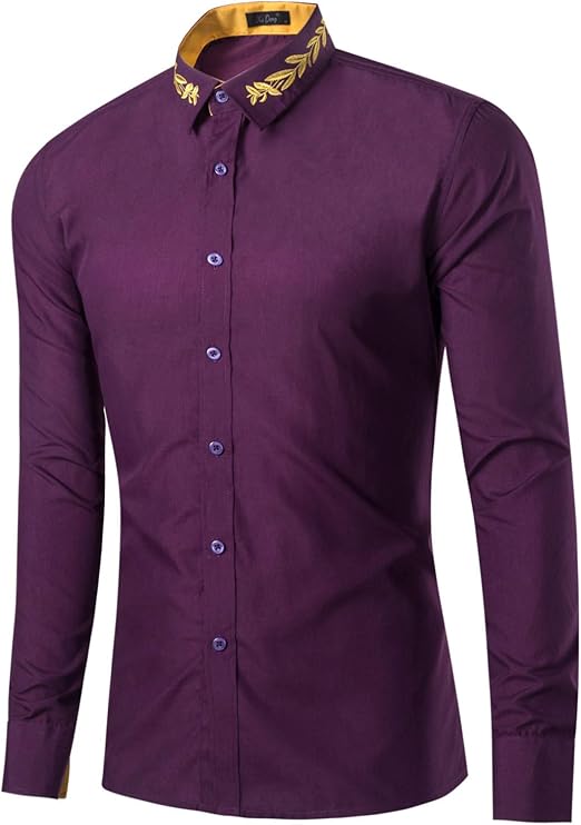 Men's LongSleeved Shirt European and American Simple Solid Color